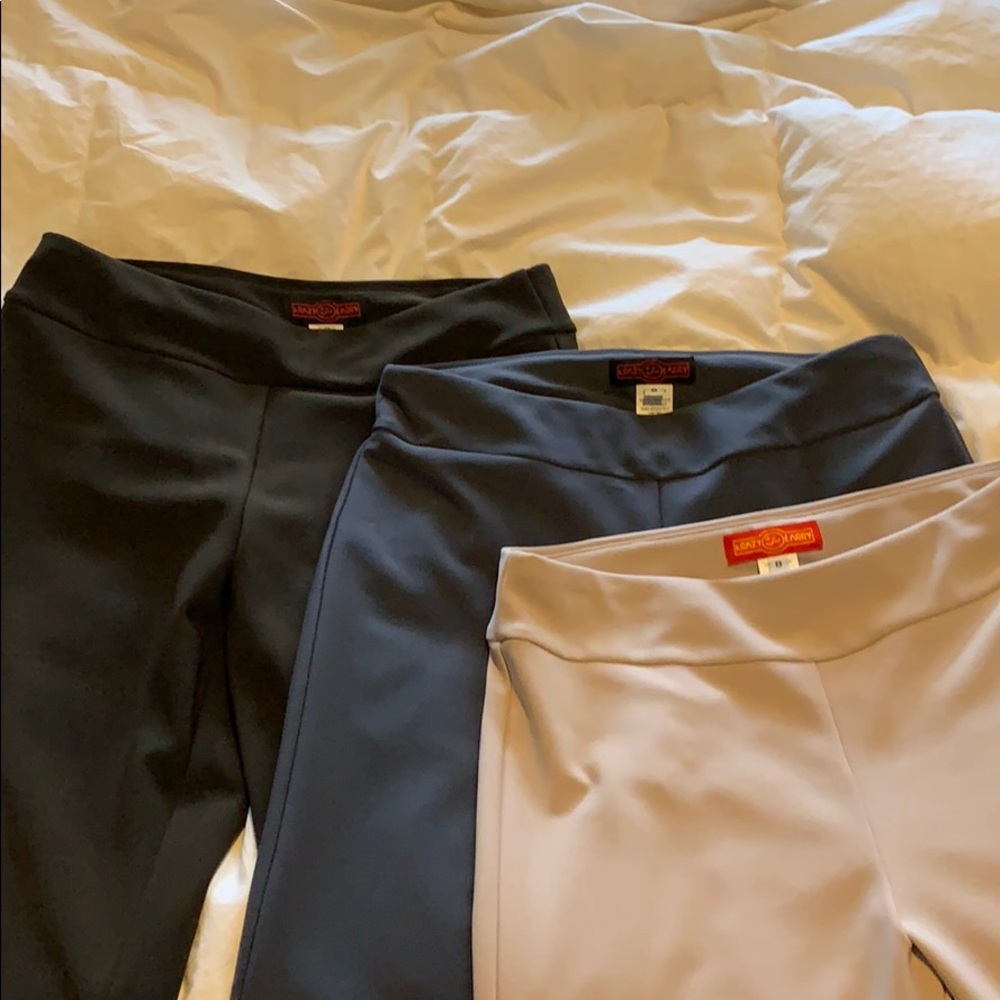 Krazy Larry size 8 pull on pants 3 pairs!